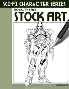 Sci-Fi Character Stock Art #45