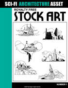Sci-fI Architechure Series Stock Art #1
