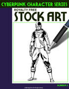 Cyberpunk Character Stock Art #2