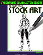 Cyberpunk Character Stock Art #3