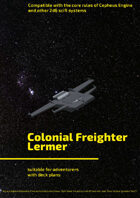 Colonial Freighter Lermer