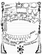 Witch Character Sheet - S&W