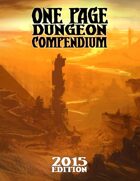 One Page Dungeon Compendium 2015