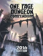 One Page Dungeon Compendium 2016 Print Edition