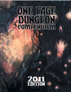 One Page Dungeon Compendium 2011 Print Edition