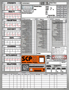 SCP Character Sheet