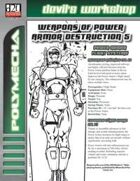 Weapons of Power Armor Destruction 5 (D20 Future)