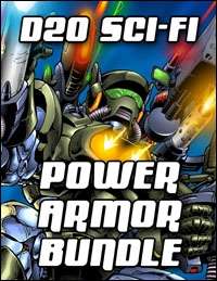 D20 Sci-Fi Power Armor Bundle [BUNDLE] - LPJ Design | DriveThruRPG