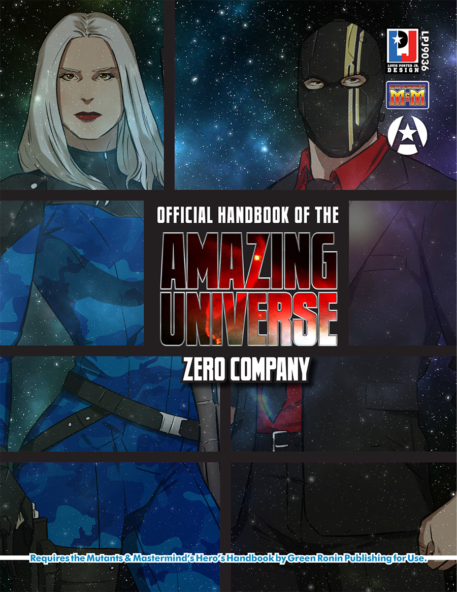 Official Handbook of the Amazing Universe: Zero Company (Super-Powered by M&M)