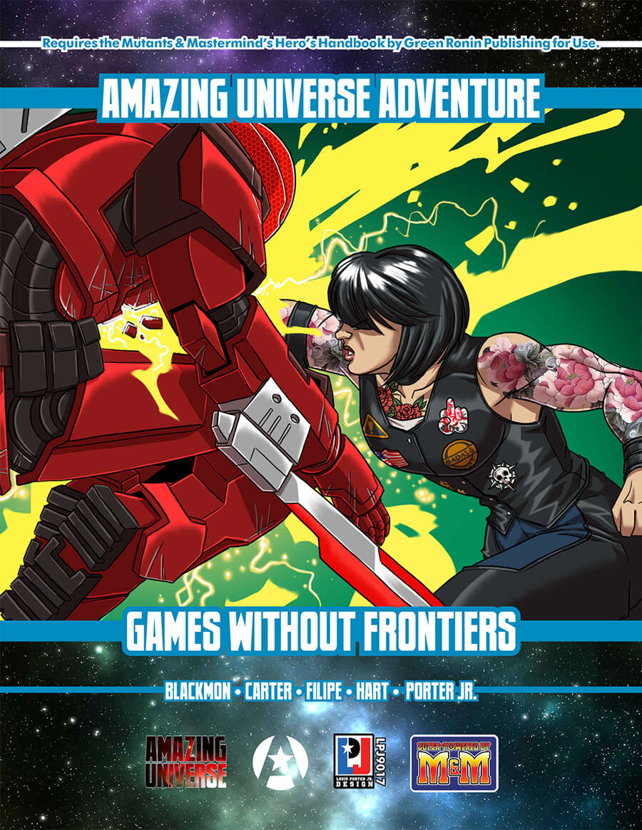 Amazing Universe Adventure: Games Without Frontiers (Super-Powered by M&M) is now available