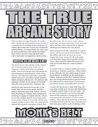 The True Arcane Story: Monk's Belt (D20 OGL)