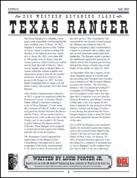 Prototype: Texas Ranger - LPJ Design | DriveThruRPG