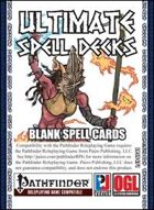 Ultimate Spell Decks: Blank Spell Cards (PFRPG)