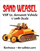 Sand Weasel VSF Lt. Armored Half Track 1/64th