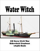 USS Water Witch Civil War Gunboat 1/64th scale