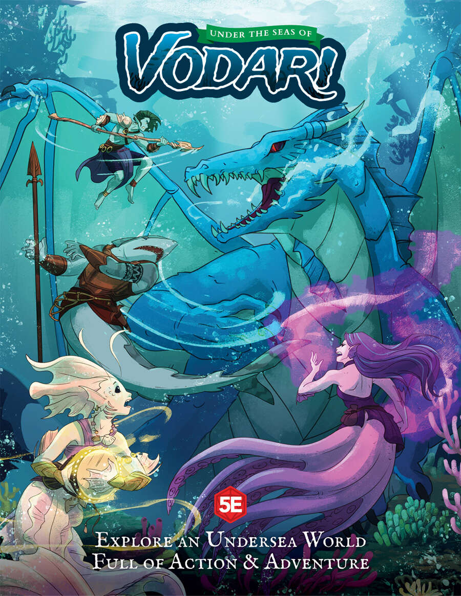 洋書 Reserved for water boy D&D 29-Book Set Under the Seas of Vodari (5E): Dive into an Undersea World Full of
