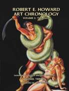 Robert E Howard Art Chronology 4 Volume Set