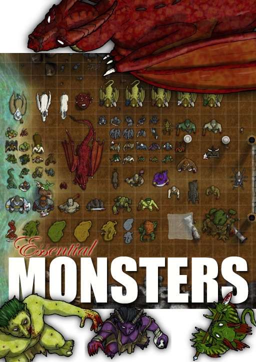 Essential Monsters Tokens - Graemation | DriveThruRPG