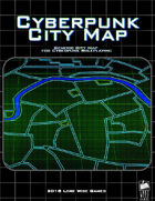 Cyberpunk City Map