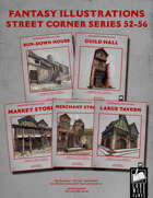 Fantasy Art - Street Corner Series (52-56) [BUNDLE]