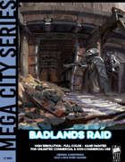 Cyberpunk Art - Badlands Raid