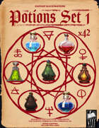 Fantasy Art - Potions Set 1