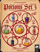Fantasy Art - Potions Set 3
