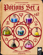 Fantasy Art - Potions Set 4