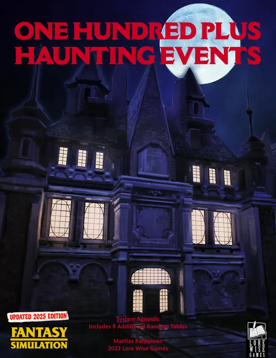 1d100 Plus Haunting Events