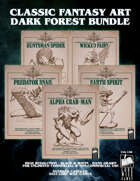 Fantasy Art - Dark Forest Series (154-158) [BUNDLE]