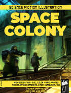 Sci-Fi Illustration - Space Colony