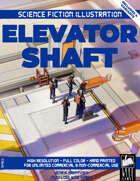 Sci-Fi Illustration - Elevator Shaft