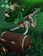 THC Stock Art: Underwater Treasure