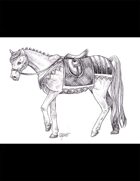 THC Stock Art: Bishop (Horse #2)