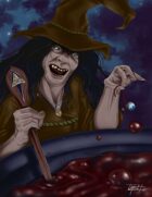 THC Stock Art: Hillbilly Blood Witch