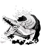 THC Stock Art: Killer Croc (.png)