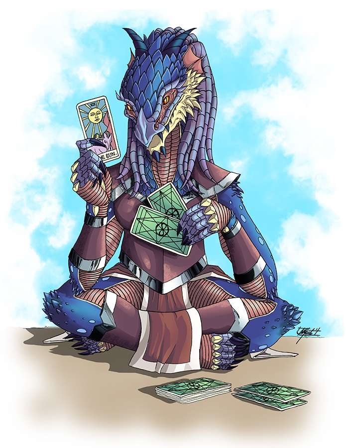 THC Stock Art: Dragonborn Cardcaster (png) - Tortoise & Hare Creations ...