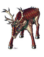 THC Stock Art: Battle Reindeer (.png)