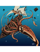 THC Stock Art: Giant Squid (color)
