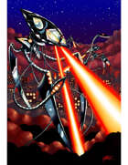 THC Stock Art: Invasion! Tripod Robot Alien Creatures