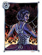 THC Stock Art: Shibari - Bound Demoness