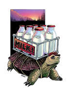 THC Stock Art: Wholesome Milk Turtle