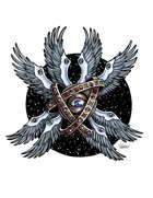 THC Stock Art: Celestial Angel - Eyes - Be Not Afraid Or Do, Whatever