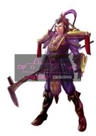 Cool Chinese Warrior With Chinese Spear - High Quality RPG Stock Art