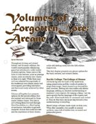 Volumes of Forgotten Lore: Arcane [5E]