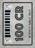 Tabletop Money 100 Credit Deck (40 Cards)