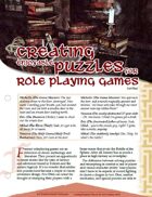 TRAILseeker 006: Creating Enjoyable Puzzles for Role Playing Games
