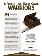EN5ider #117 - A Present for Every Class: Warriors