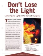 EN5ider #135 - Don't Lose the Light: Lanterns & Light in the Darkest Dungeons