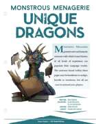 EN5ider #303 - Monstrous Menagerie: Unique Dragons